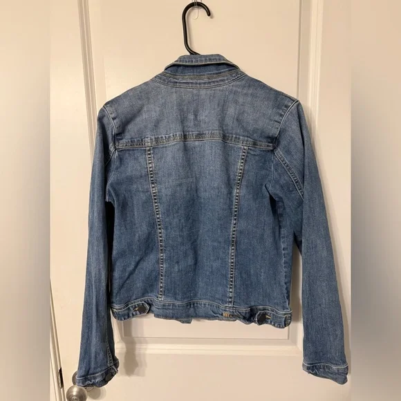 Kut From The Kloth Cropped Jean Jacket size Medium - Picture 5 of 5